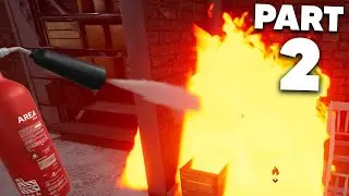 PRISON SIMULATOR Gameplay Walkthrough Part 2 - FIRREEEEE !!!