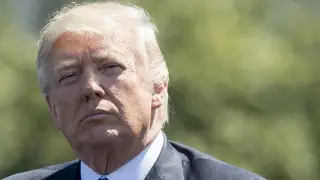 US - President Donald Trump defends &lsquo;absolute right&rsquo; to share intel with Russia