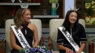Miss Oregon and Miss Oregon's Teen 2025 Visit Afternoon Live