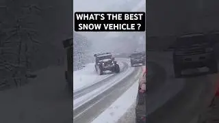 What&rsquo;s the best snow vehicle?