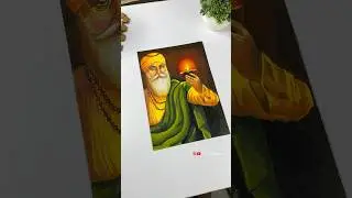 Dhan Guru Nanak Dev Ji 😇✨|Drawing#art #howtodraw #gurunanakdevji #shorts #drawing#kiratjotsingharts