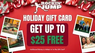 Rockin' Jump Holiday Gift Card Deal, Get Up to $25 Free!