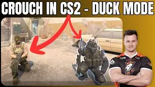 How to Crouch in CS2 - Duck Mode in Counter-Strike 2 #cs2