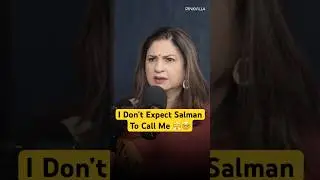 Kunickaa Sadanand 💔Reveals Salman Khan Ignored Her During De*th Threats😨#shorts #salmankhan #sad
