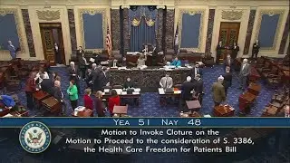 US Senate rejects bills aimed at extending ACA tax credits