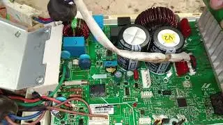 Voltas inverter AC pcb v2 model 16 time flash light blinking problem P4 Error solve #voltasac #short
