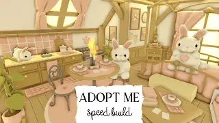 Pastel Pink Easter House Speed Build 🐇 Roblox Adopt Me!