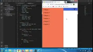 Create responsive header and side Navigation  like flipkart