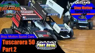 Woo Stop Motion Sprint Cars // Tuscarora 50 Part 2 // R3