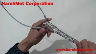 Wire Mesh Cable Support Grips , Wire Mesh Pulling Grips, Steel Hoisting Grips, Bus Drop Grips