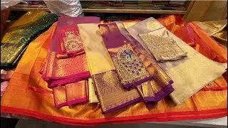 Chickpet Bangalore wholesale silk sarees||Single saree courier available