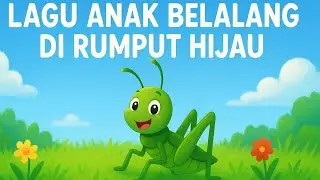 Belalang Kecil Melompat Tinggi | Lagu Anak Indonesia | Kids Song About Grasshopper