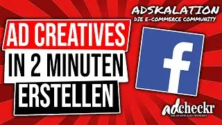 In 2 Minuten Facebook Ad Creatives erstellen