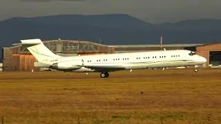 Eauroairport Basel-Mulhouse-Freiburg (23.01.2026) heavy MD-87 and first G800