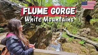 THE FLUME GORGE ⛰ Fin de semana en las White Mountains (NH) - Cap1 🇺🇸