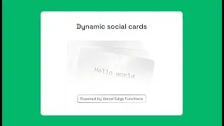 Dynamic Social Cards (OG Metatag Images) in NEXT.js