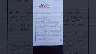 Notice on tour to Jaipur l Write a notice on school tour l Notice writing l English #notice
