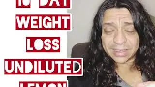 Drink undiluted lemon for 10 days the results will surprise you