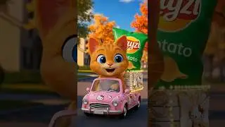 The Little Cat&rsquo;s Giant Green Snack Adventure  #cat #ai #cats