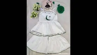 14 August baby girls dress design  idaes#latest and unique  independence day baby girls dresse