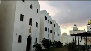 لحظة الغروب | من دير الانبا باخوميوس | منظر جميل جدا