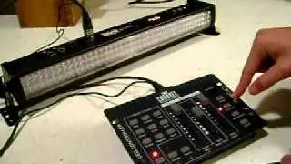 Chauvet Obey 3 Controller being used on the Mega Bar 50 rgb