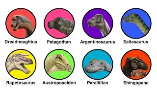 Every One of the 8 Biggest Titanosaurs Explained in 7 Minutes