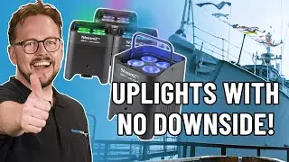 Light Up Your Event! BeamZ BBP54 Battery Powered Weatherproof Wireless Uplighter
