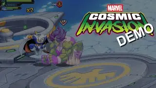 Marvel Cosmic Invasion DEMO - Let's Play Part 1: Captain America and She-Hulk