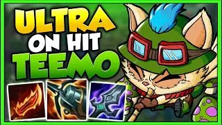 ON HIT TEEMO IS BACK TO FULLY COUNTER TANKS | Season 11 Teemo - League of Legends