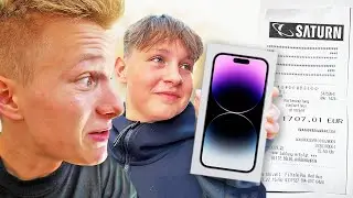 IPHONE 14?! 🤯 SHOPPING TOUR mit kleinem Bruder - ABER ICH MUSS ZAHLEN