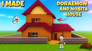 I MADE DORAEMON AND NOBITA HOUSE IN MINECRAFT || MINECRAFT CREATIVE SERIES 