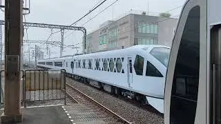 東武N100系 N101F スペーシアX 試運転 越谷駅通過