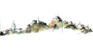 🔴ThitTaPin Mountain Sketch:UrbanSketch