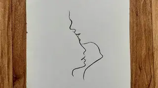 Splendid art - Kiss day special | Drawing easy | #short