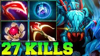 27 Kills Weaver Dota 2 !! Weaver Dota 2 Carry Safelane Pro Gameplay Guide Build 7.40