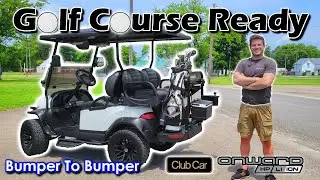 Watch Golf While You Golf In This Club Car!