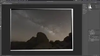Widefield astrophotography stacking with terrestrial foreground
