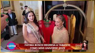 F&aacute;tima Bosch regresa a Tabasco como Miss Universe 2025