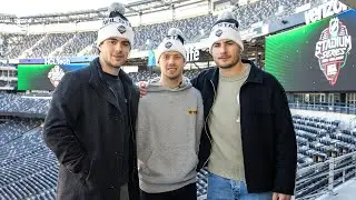 New Jersey Devils stars tour MetLife Stadium
