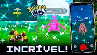 QUAL SHINY MAIS RARO no Pok&eacute;mon GO?! Heracross, Flab&eacute;b&eacute;, Falinks e MUITO MAIS! #ShinyHunt