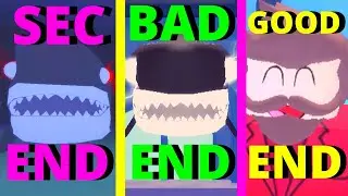Roblox - All 3 Endings - Aquarium Story!