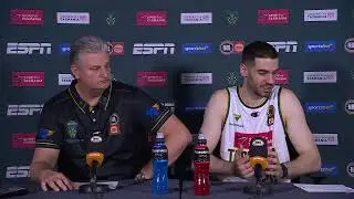 Scott Roth and Fabijan Krslovic press conference vs Sydney Kings Round 7  NBL25