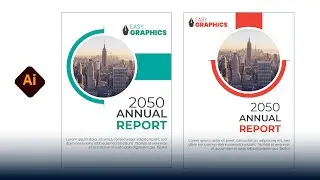How to Design a Modern & Beautiful Annual Report in Adobe Illustrator  2025 Design Tutorial