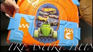 Hot Wheels Slot Car set unboxing Treasure Hunt!
