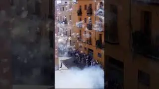 Street Masclet&agrave; at Torres de Quart in Valencia