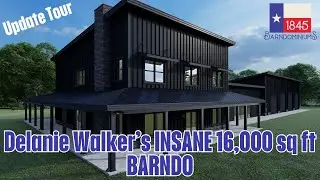 🏈 NFL Legend Delanie Walker&rsquo;s INSANE 16,000 Sq Ft Barndominium | Custom Dream Home Update!
