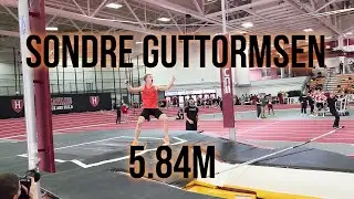 Sondre Guttormsen 5.84m. 19'2 | National Indoor Record | World Lead | Princeton Pole Vault