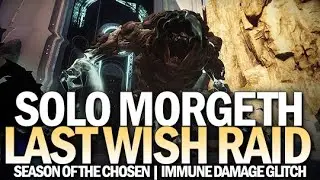 Solo Morgeth Raid Boss - Season of the Chosen (Immune Damage Glitch) [Destiny 2]