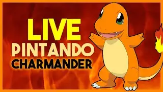 CHARMANDER - Pintura AO VIVO - Pokémon